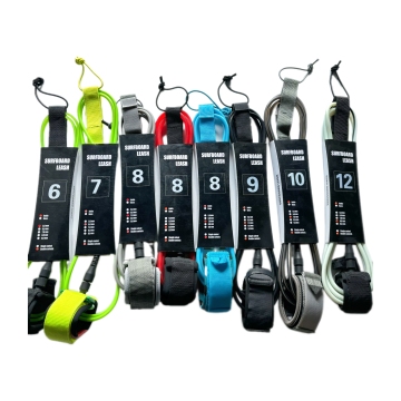 High-Quality TPU Surf Leash with Double Stainless Steel Swivels for Sale