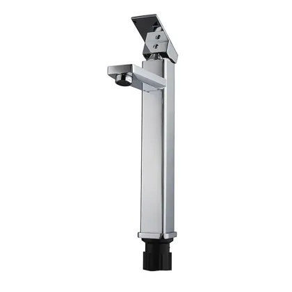 Square brass under counter basin faucet water tap