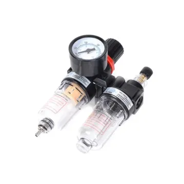 AFC2000 Pneumatic Pressure Regulator Filter - Adjustable Compressed Air Source Treatment Unit