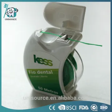 Mint waxed Colored floss PTFE dental floss whole sale
