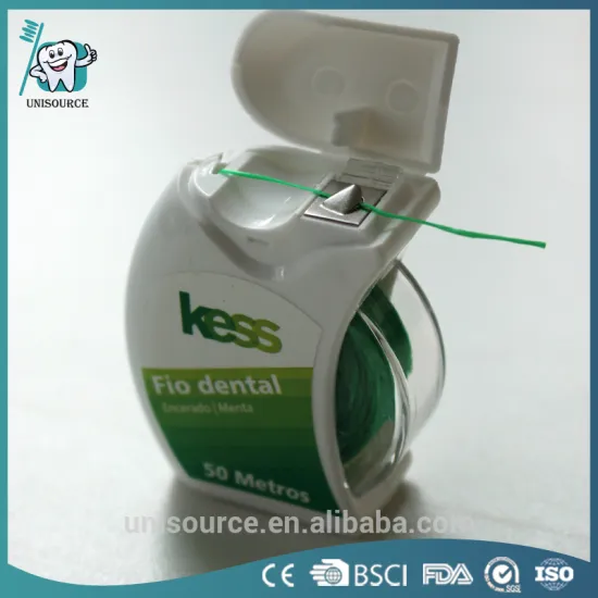 Mint waxed Colored floss PTFE dental floss whole sale