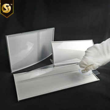 Curved Aluminum Slider Sign for Office Door