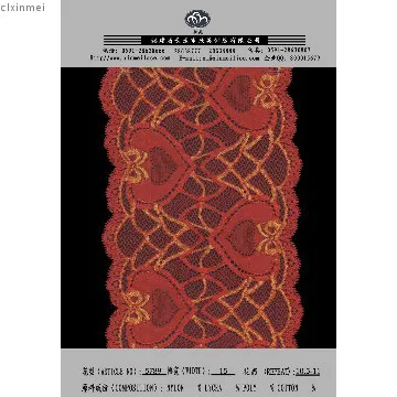 80% nylon 10% spandex 10%rayon trousers and umbrella lace