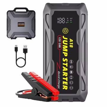 12V High Power Emergency Jump Starter with LED Lights and USB Charging Port