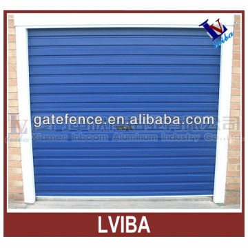 Garage door & blue color modern rolling door