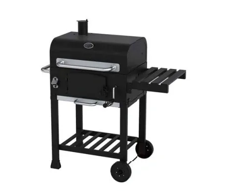 Outdoor Germany Barbecue Grill with Wheels Barrel&Square Charcoal Barrel BBQ Grill