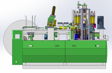 Gear paper cup machine with Precision Gears