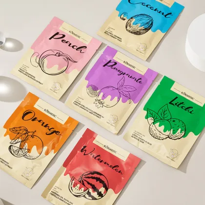 Natural Organic Skincare: Fruit Blend Sheet Facial Mask