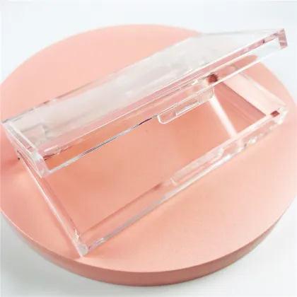 acrylic lashes boxes clear eyelash packaging box