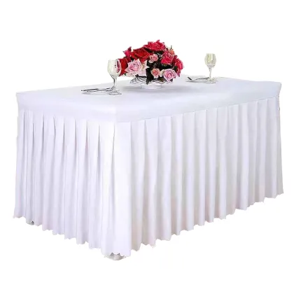 Fancy Beautiful Table Cloth Cover Skirt