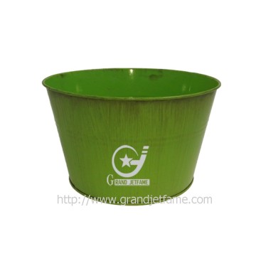 planter pot metal flower planter pot