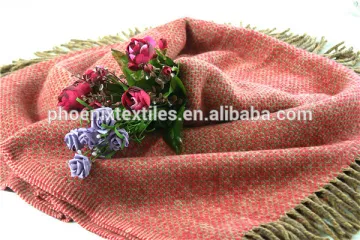 wholesale cheap super soft jacquard military wool blanket