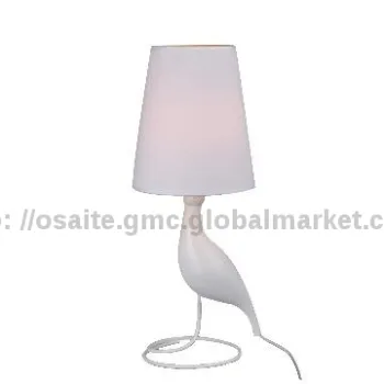 Simple design bird stand table lamp