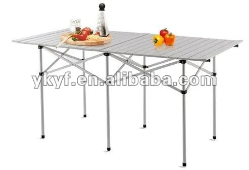 Aluminum folding table in big size