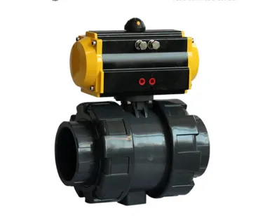 DN32 PVC Electric Ball Valve 4-20mA Electric Actuator