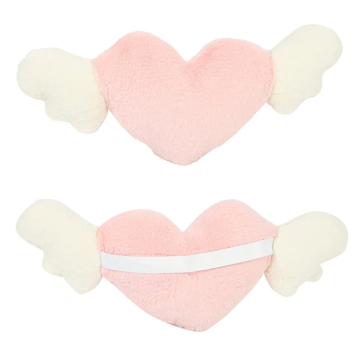 Love Neck Pillow: Universal Car Headrest Plush Lumbar Support Cushion