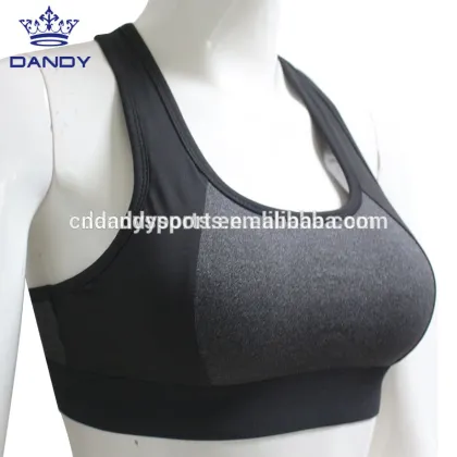 Customized yoga crop top breathable yoga bra