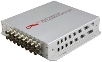16 Channel Telephone Optical Transceiver Sigle Mode With 20km Transmission Distance
