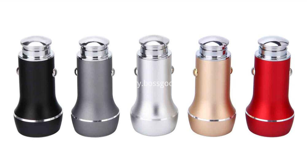 Aluminum alloy car charger