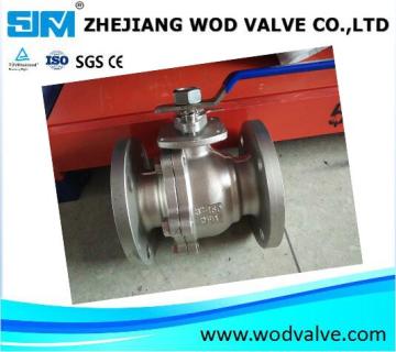 Customised API 6D high quality Stainless Steel 304/316 Flanged PN16/PN40 2PC 1 inch ball valve