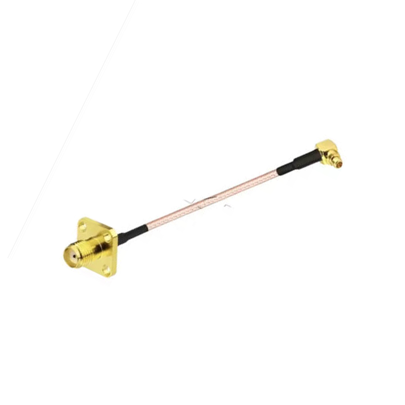 MMCX to SMA Female Four Hole Flange Cable 2