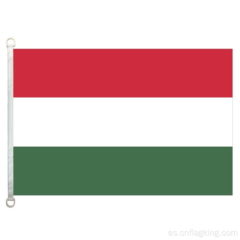 Bandera nacional de Hungría 90 * 150 cm 100% poliéster