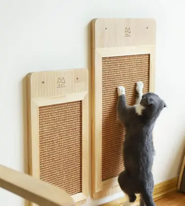 Sisal Cat Scratching Board with Solid Wood China Factory Toy Furniture