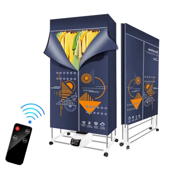 Foldable Portable Remote Control Multi-Functional Warm Air Dryer: Your Convenient Household Clothes Dryer Solution