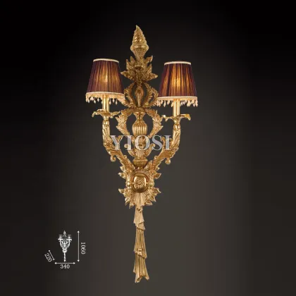 Vintage Brass Wall Lamp - Decorative Home Lighting Fixtures