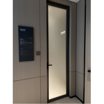 Ketinggian yang berbeza Frosted Glass Insulation Double Door