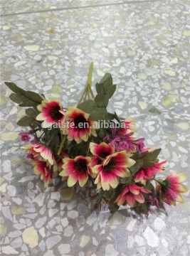 30cm Long table wedding cakes decorative home decor fake plastic fabric Mexico's milk chrysanthemum daisy flowers ELJ02 27X29