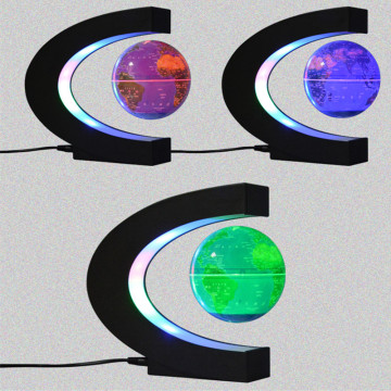Globe di levitazione magnetica mutando multicolori con luci a LED