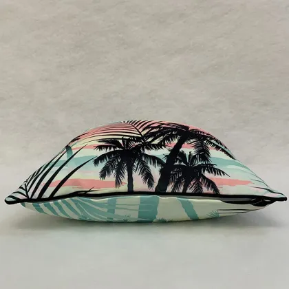 Beach Bounty Tropical Throw Pillow