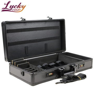 Black Premium Aluminum Barber Carrying Briefcase