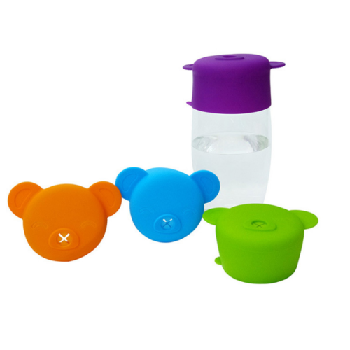 Partihandel björn silikonlock lock sippy cup cover