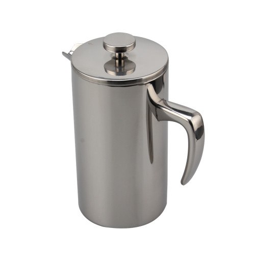 304 Stainless Steel Coffee Maker French Press Double