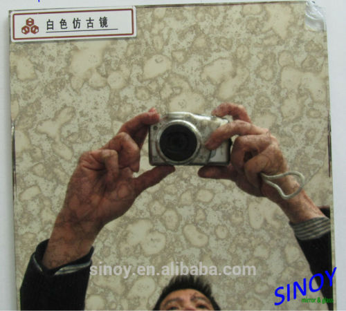 China Decorative High Quality Float Glass Antique Mirror Glass