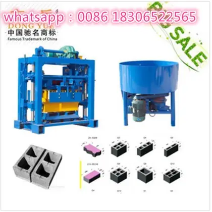 Dongyue qt40-2 concrete block machine manufacturer
