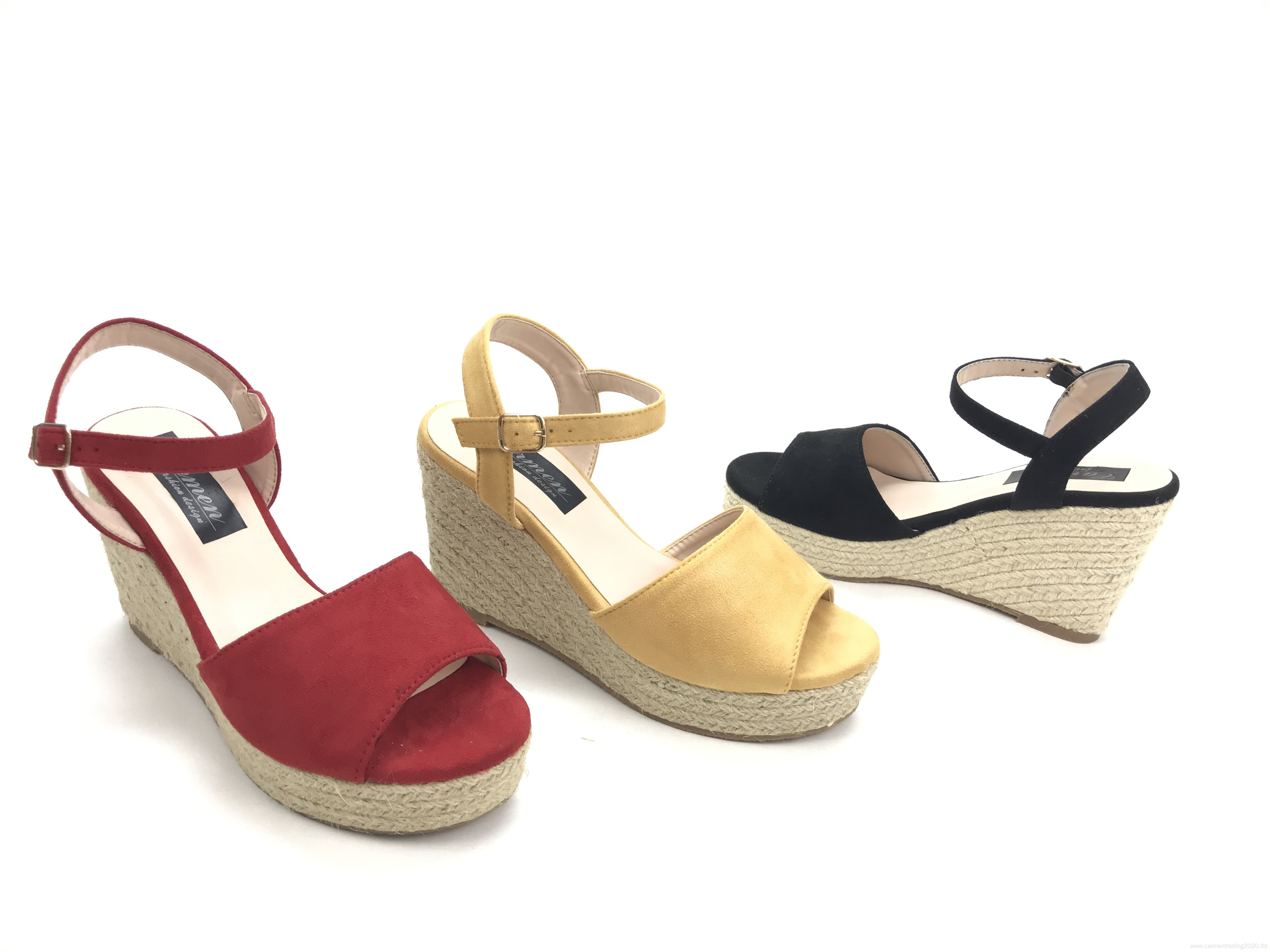 Women Open Toe Buckle Strap Espadrille sandals