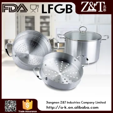 New aluminum material type cookware food steamer pot