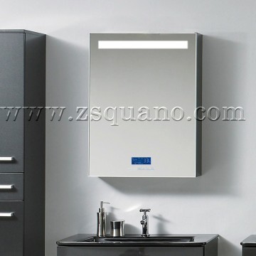 Illuminated Mirrored Cabinets with Bluetooth Speaker