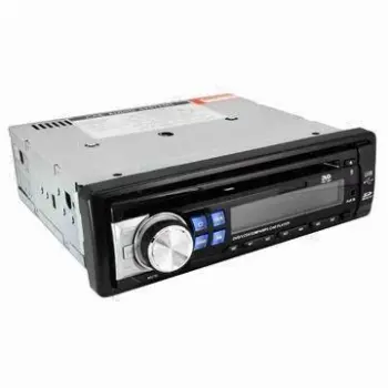 1-DIN Car CD Player with Remote Control, Supports USB, SD and MMC Cards