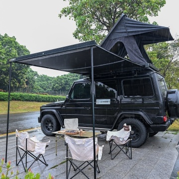 Toldo lateral retráctil vertical de venta superior para automóviles: impermeable, a prueba de viento y protección solar