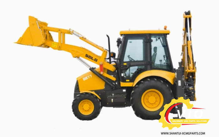 High efficiency SDLG 1.8ton 1cbm B876F backhoe loader