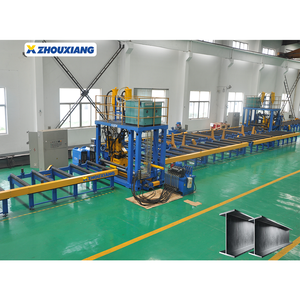 Steel Fabrication H-Beam Welding Assembly Production Line