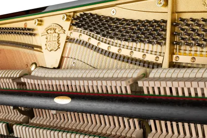 WILLIAMSAMES S3 Upright Piano Black Polished Home 123cm Acoustic Piano