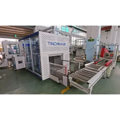 Full-Automatic intelligent paper cup packing machine case erector