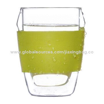 Double Wall Glass Tumbler, Any Decal Logos Printing AvailableNew