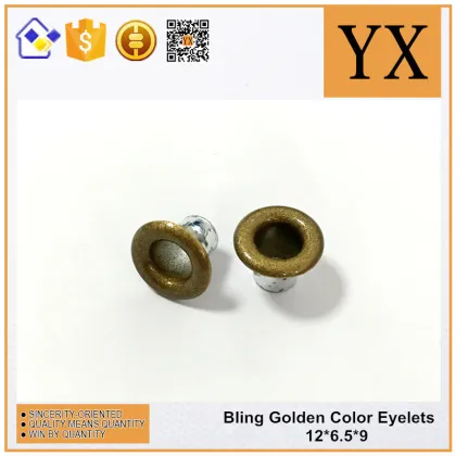 Color custom metal eyelets for curtains garment