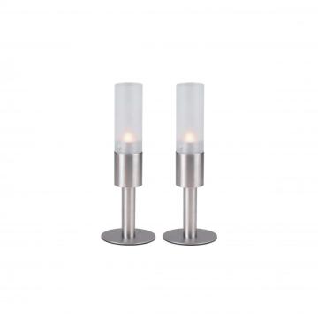 stainless steel candle holder 2pcs
